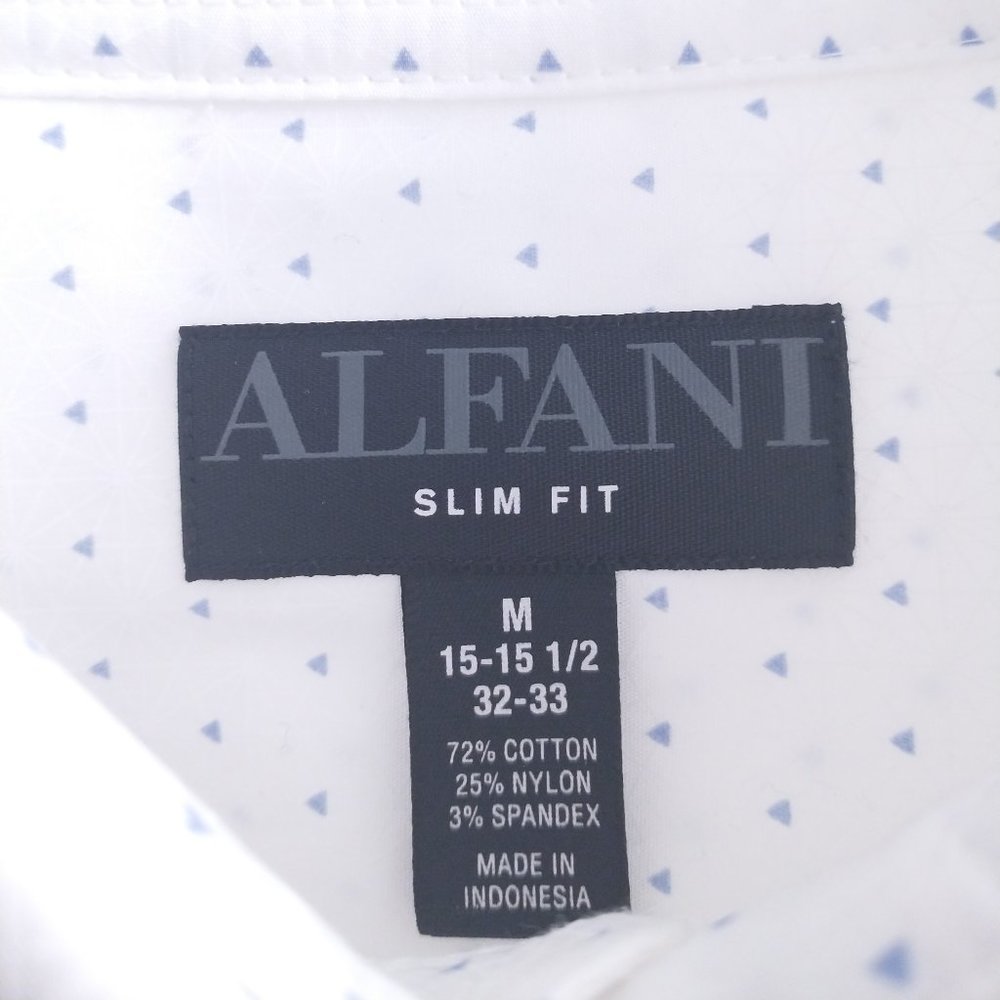 Alfani Pattern Button Up Shirt - image 1